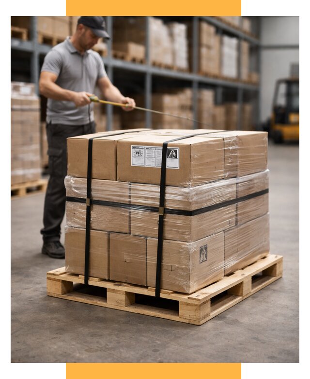 Упаковка и паллетирование грузов от 3536 р. | СетСервис-Дбр