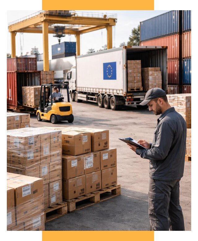 Доставка грузов из Европы от 12122 р., логистика СетСервис-Дбр