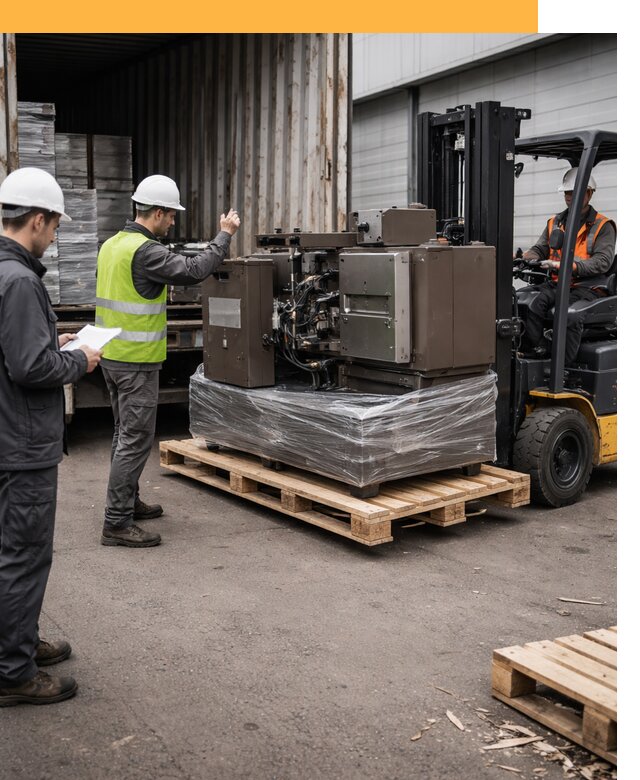 Доставка промышленного оборудования из Европы от 45459