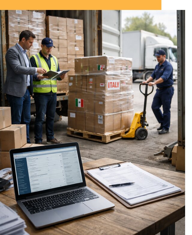 Доставка грузов из Италии: морские и авиаперевозки от 18184