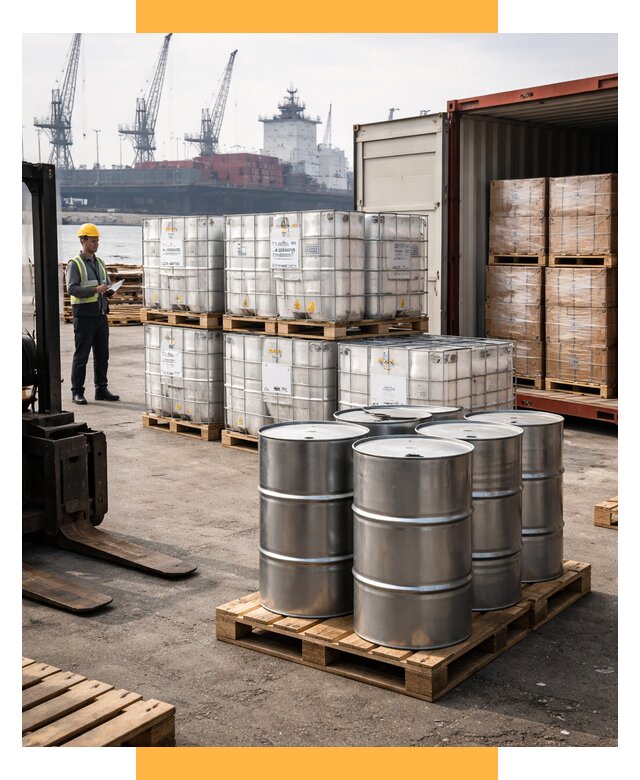 Доставка химического сырья из Индии от 252550 р. | СетСервис-Дбр