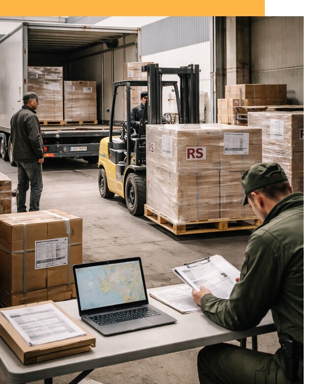 Доставка грузов в Сербию от 45459 руб, международные перевозки