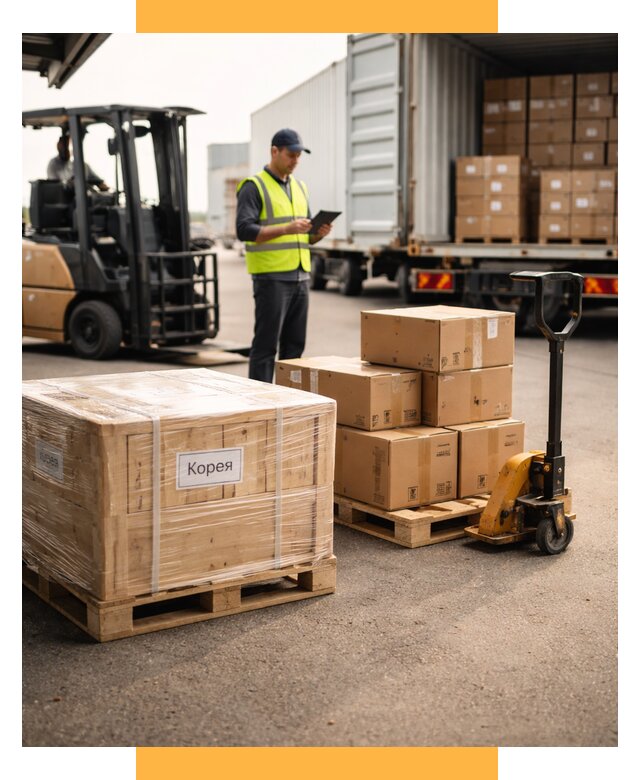 Доставка грузов в Корею из России от 35357 р. | СетСервис-Дбр