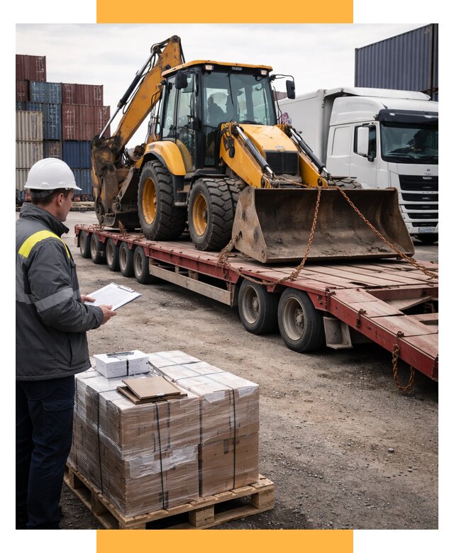 Международная перевозка спецтехники от 45459 р., СетСервис-Дбр