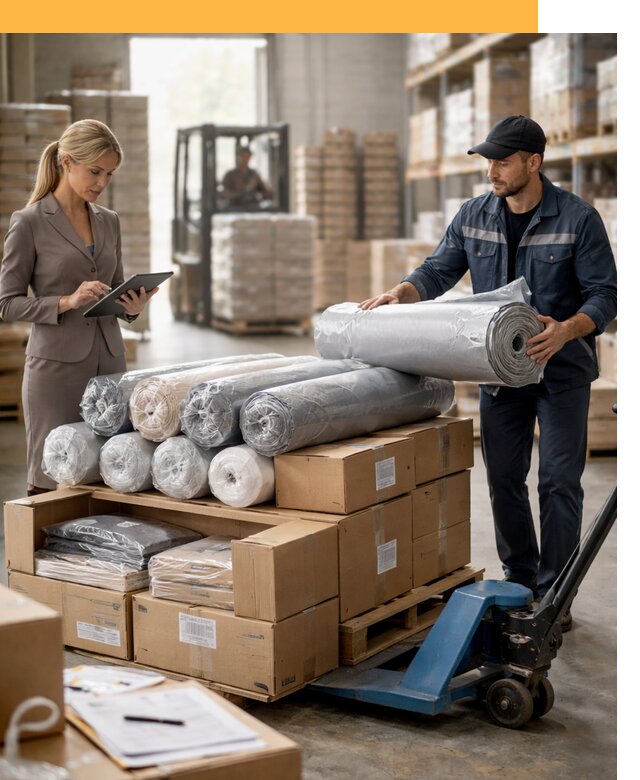 Перевозка текстиля по миру от 15153 руб. с таможней и страхованием