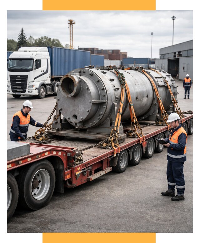 Перевозка тяжеловесных грузов под ключ от 151530 р. | СетСервис-Дбр