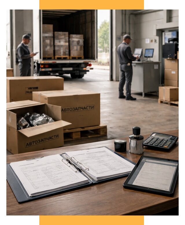 Таможенное оформление автозапчастей под ключ от 8587 р., СетСервис-Дбр