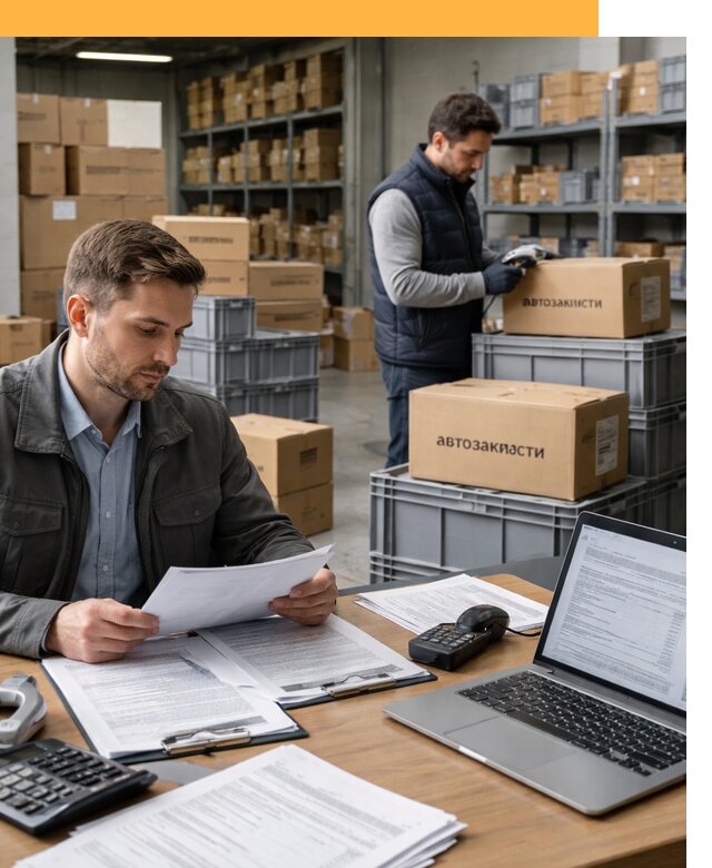 Таможенное оформление автозапчастей по выгодным тарифам от 8587