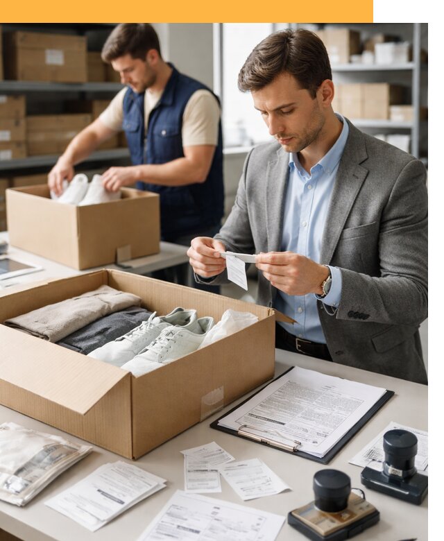 Таможенное оформление одежды и обуви по выгодной цене от 6566 руб