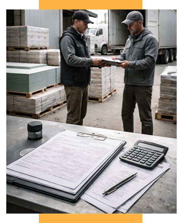 Таможенное оформление стройматериалов от 8587 р. | СетСервис-Дбр