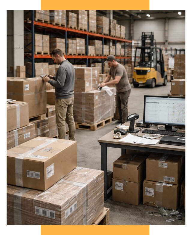 Склад консолидации в Европе от 6566 р., услуги СетСервис-Дбр