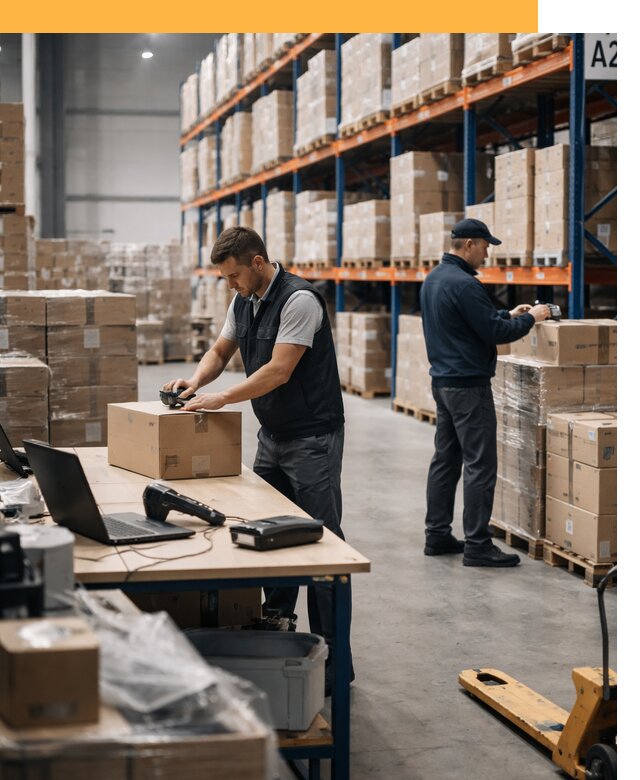 Склад консолидации в Европе: хранение, сортировка от 6566